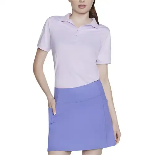 Skechers GO DRI SWIFT Club Polo Shirt Women's Light Purple
