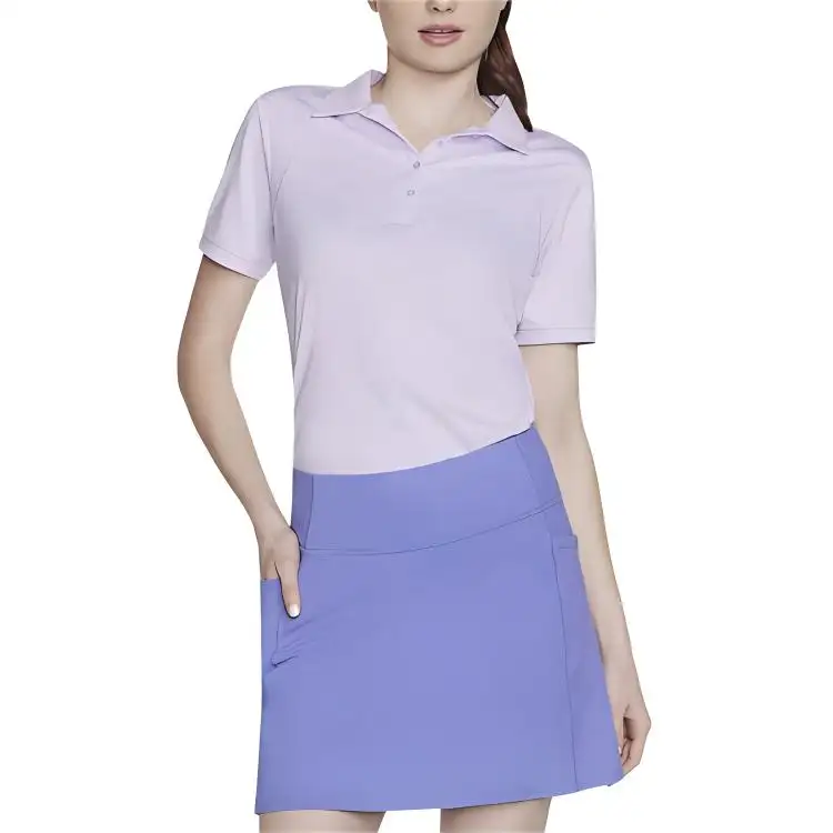 Skechers GO DRI SWIFT Club Polo Shirt Women's Light Purple
