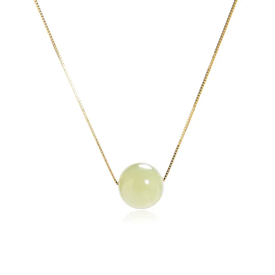 ORTAFFA Necklaces Green Jade Women's