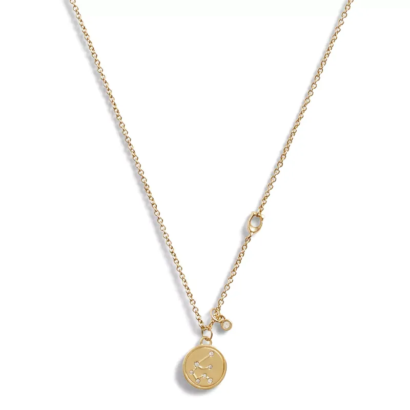 COACH Brass Plated Necklaces Women's Gold