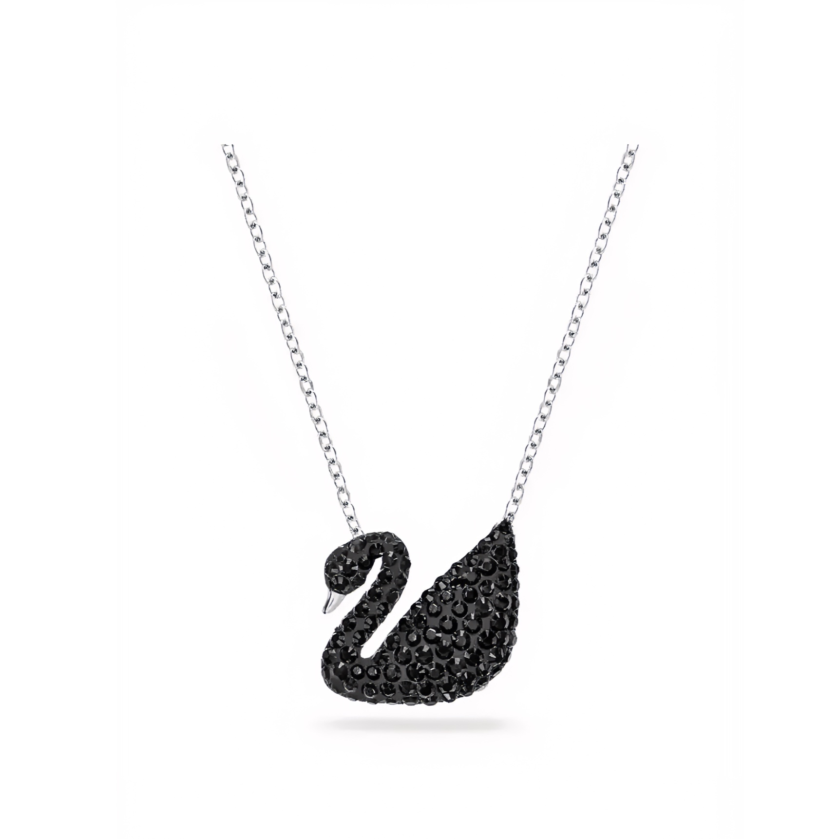 Swarovski Swarovski Iconic Swan черный Ожерелье из сплава «Лебедь» (большое) женский черный