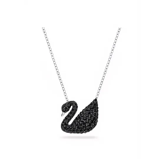 Swarovski swan pendant necklace