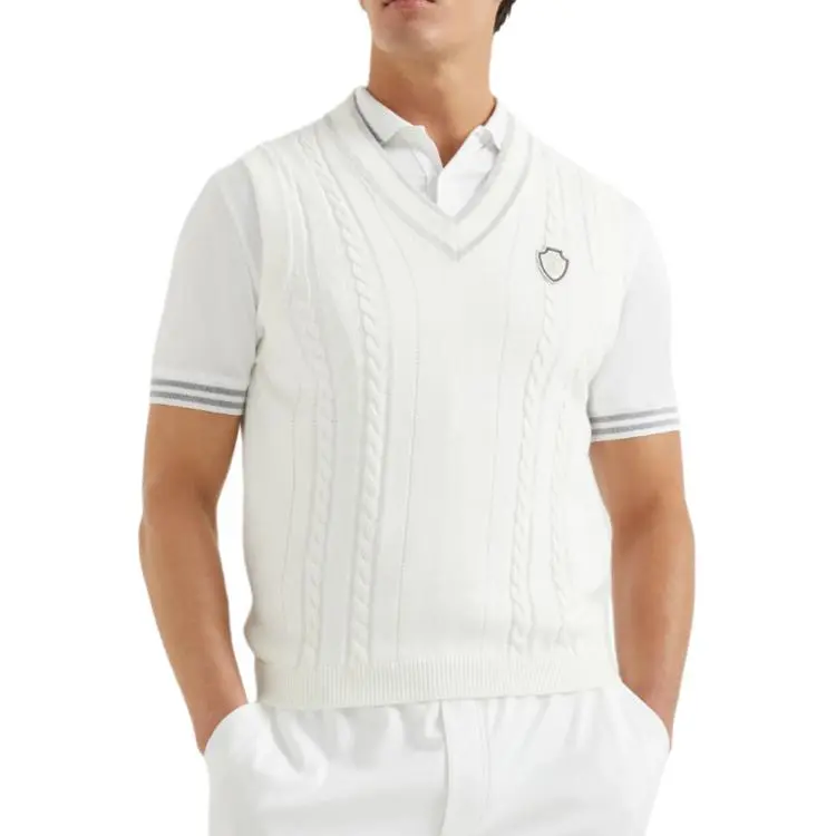 Brunello Cucinelli Vest Men's White