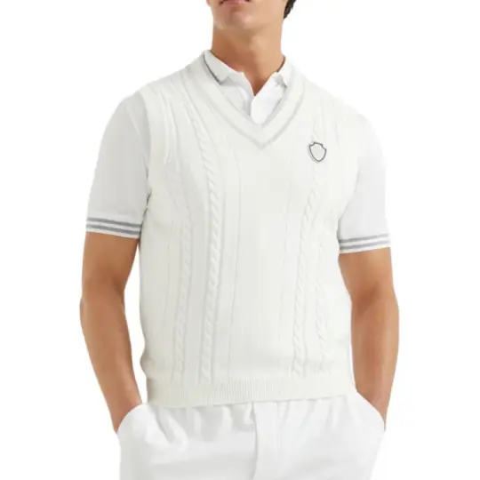 Brunello Cucinelli Vest Men's White
