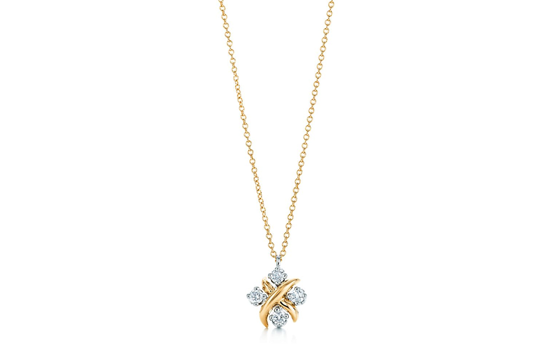 Женское колье TIFFANY Schlumberger Lynn (золотое)