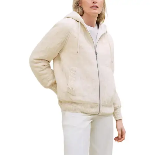 HERMES Jackets & Coats Women's Natural White