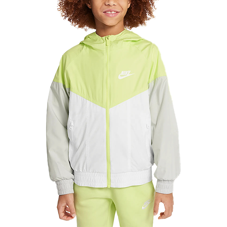 Куртка Nike Sportswear Windrunner (желто-серая)