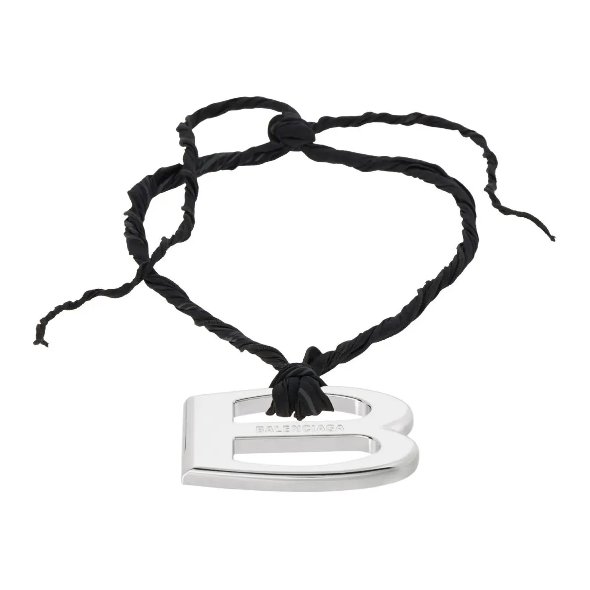 Balenciaga Logo charm Necklace