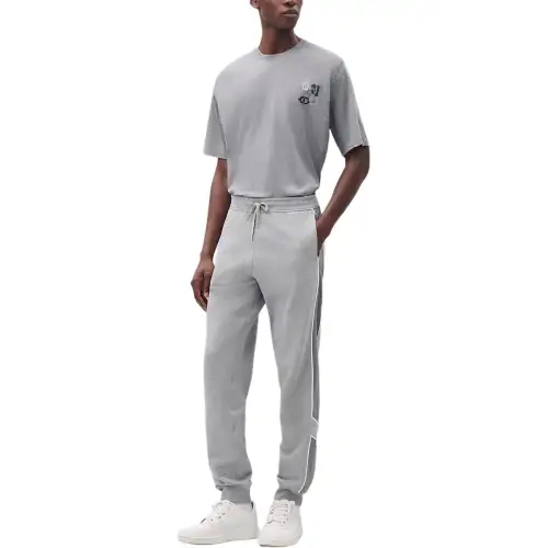 HERMES Knitted Sweatpants Men's Gray