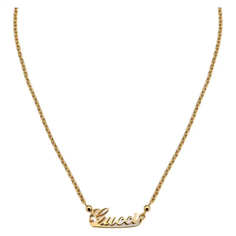 GUCCI Metal Necklaces Unisex Gold