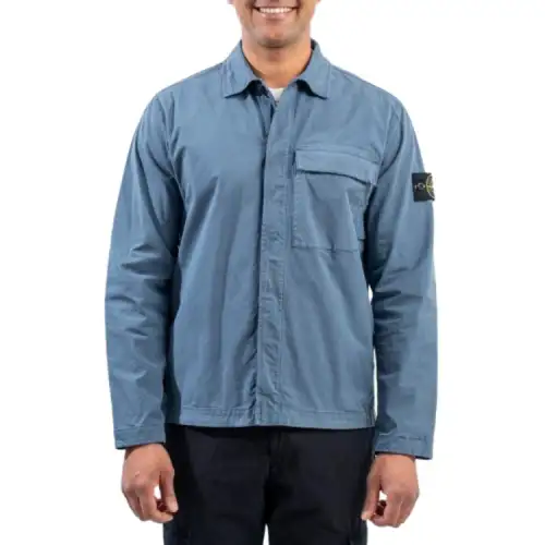 STONE ISLAND Jackets & Coats Men's Blue