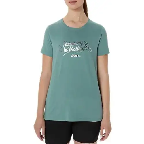 Asics T Shirt Women's Celadon Heather