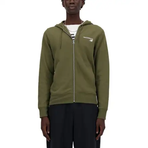 New Balance Jackets Men's Green Hooded Moderate Other