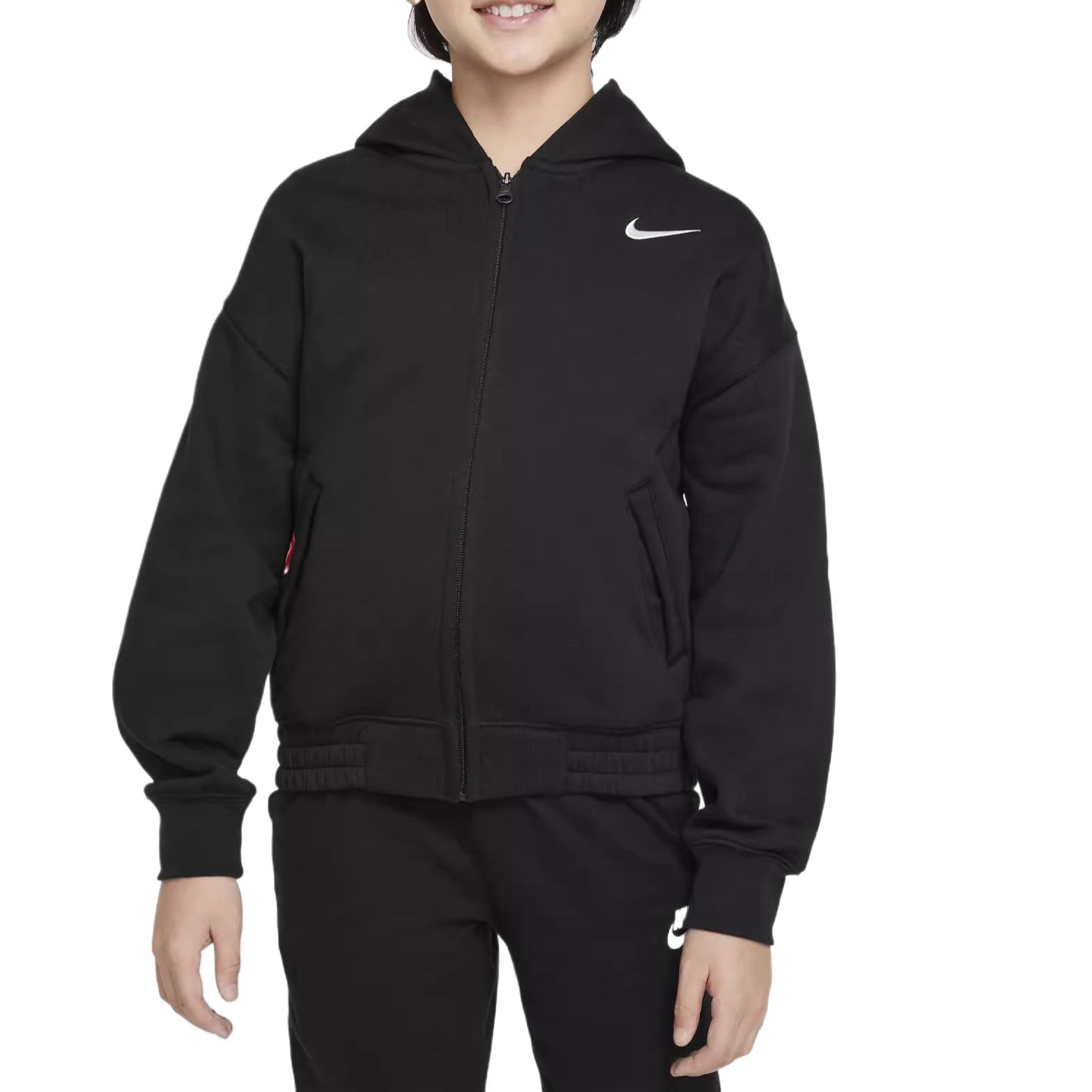 Мужское худи Nike Sportswear (черно-красное)