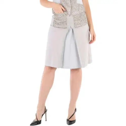 Burberry Casual Short Skirts Women's Gray