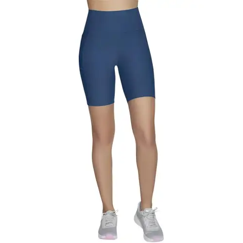 Skechers GO FLEX Rib HW 8 Inch Bike Cycling Pants Women's Dark Cyan