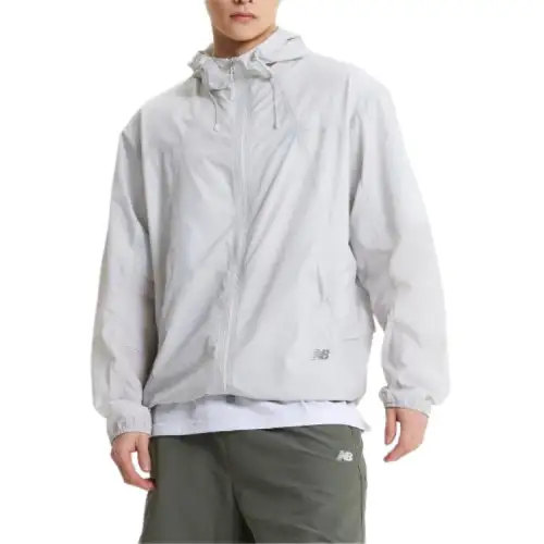 New Balance Jackets & Coats Unisex Light Gray