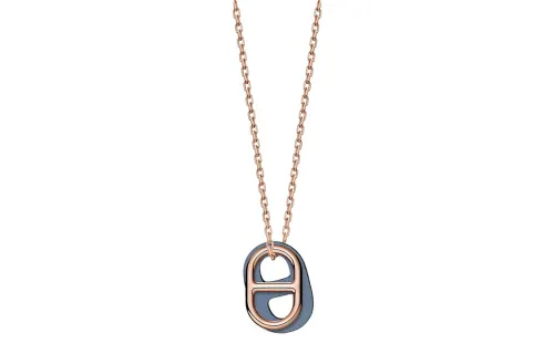 HERMES O'Maillon Alloy/Silver Plated/Gold Plated Necklaces Women's
