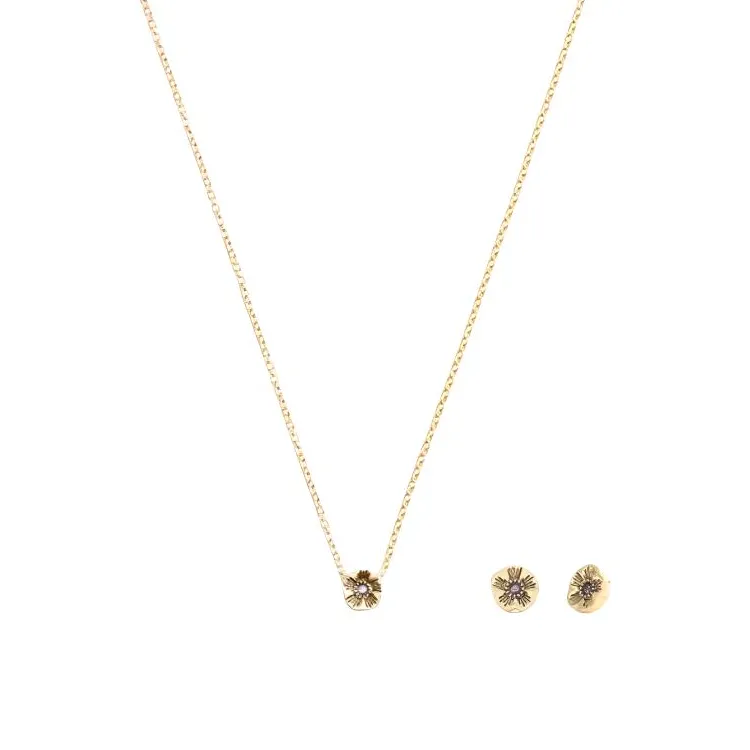 COACH Copper Necklaces Women's Gold