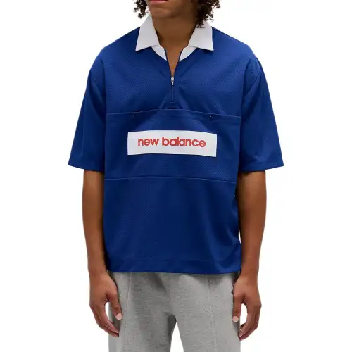 New Balance logo detail polo shirt