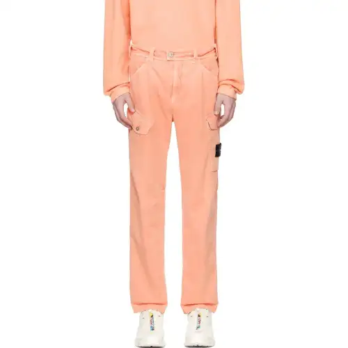 STONE ISLAND Casual Pants Men's Pink