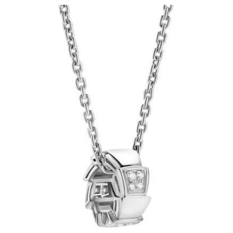 BVLGARI SERPENTI VIPER Pendant Necklaces Women's Silver