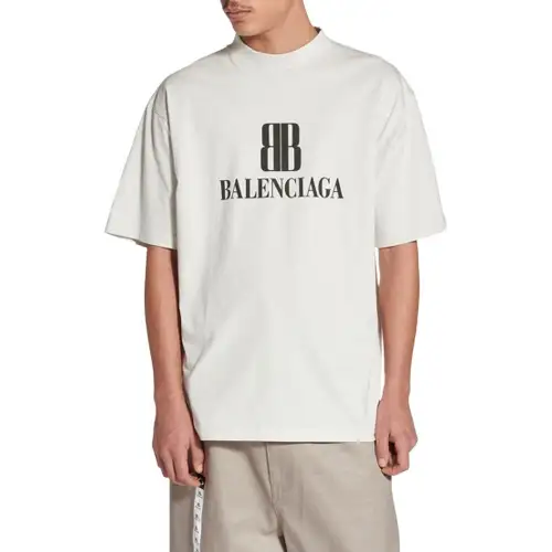 Balenciaga Nano Bb Medium Fit T-Shirt