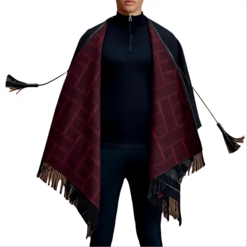 HERMES Cloaks Unisex Carmine Moderate
