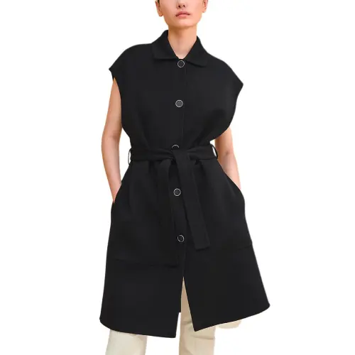 HERMES FW24 Coats Women's Black