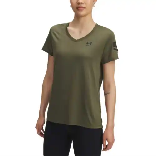 Under Armour Freedom Tech Regular T Shirt Women's