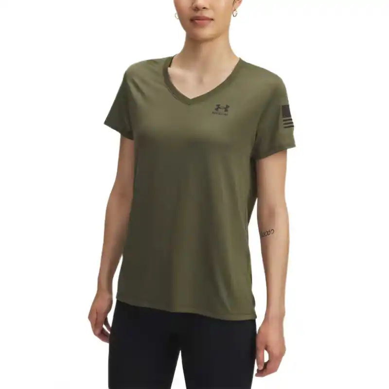 Under Armour Freedom Tech Regular T Shirt Women's