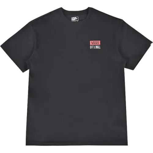 Vans T Shirts Men's Black Crew Neck Moderate