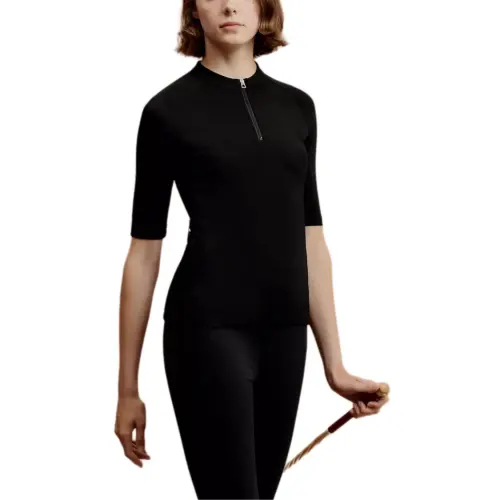 HERMES Regular T Shirt Women's Black
