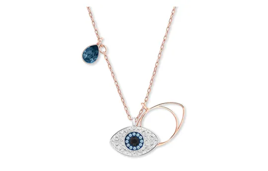 Swarovski Eye Gemstone Pendant Necklace