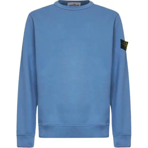 STONE ISLAND Logo Patch Crewneck Sweatshirt