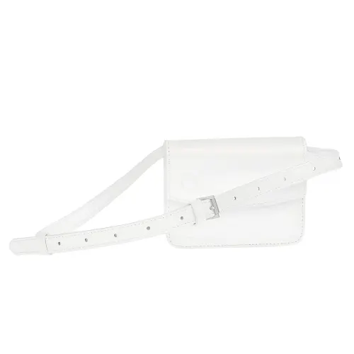 Maison Margiela Calfskin Fanny Pack, Shoulder Bag, Crossbody Bag Women's White