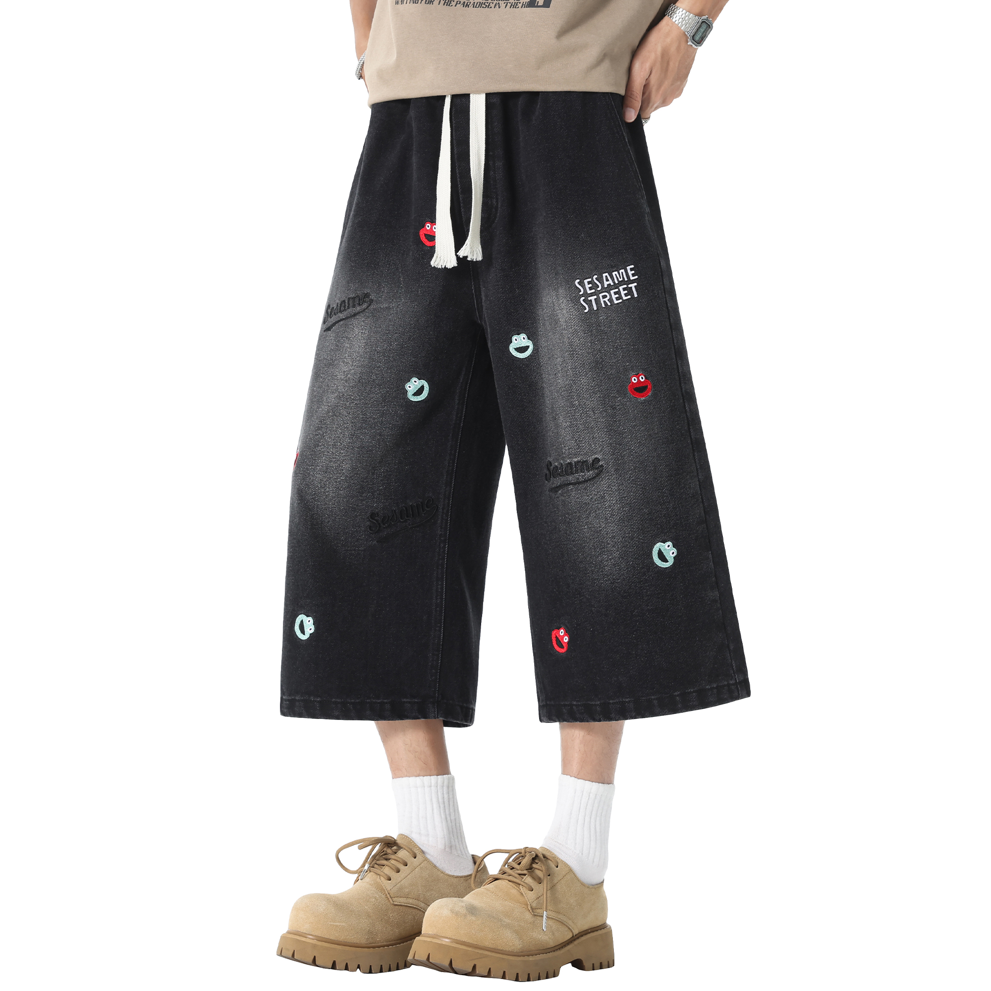 Шорты SESAME STREET Denim Capris (голубые)