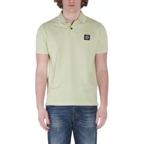 STONE ISLAND Polo Shirt Men's Green
