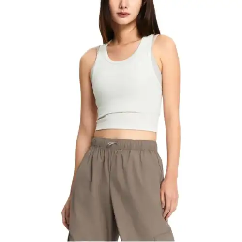 New Balance Tank Top Women's Beige Yellow