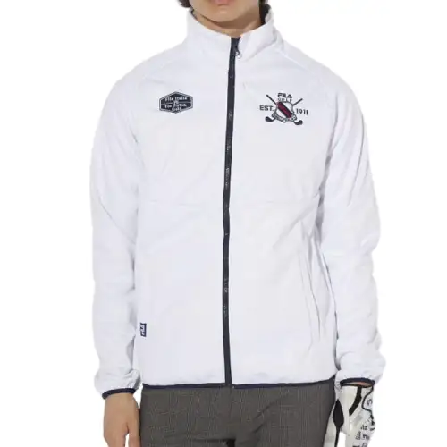 FILA Jackets & Coats Men's Gray White