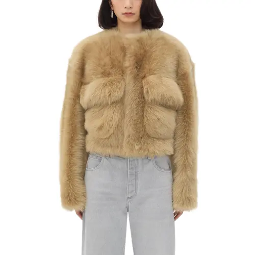 Bottega Veneta Fur Women's Coffee
