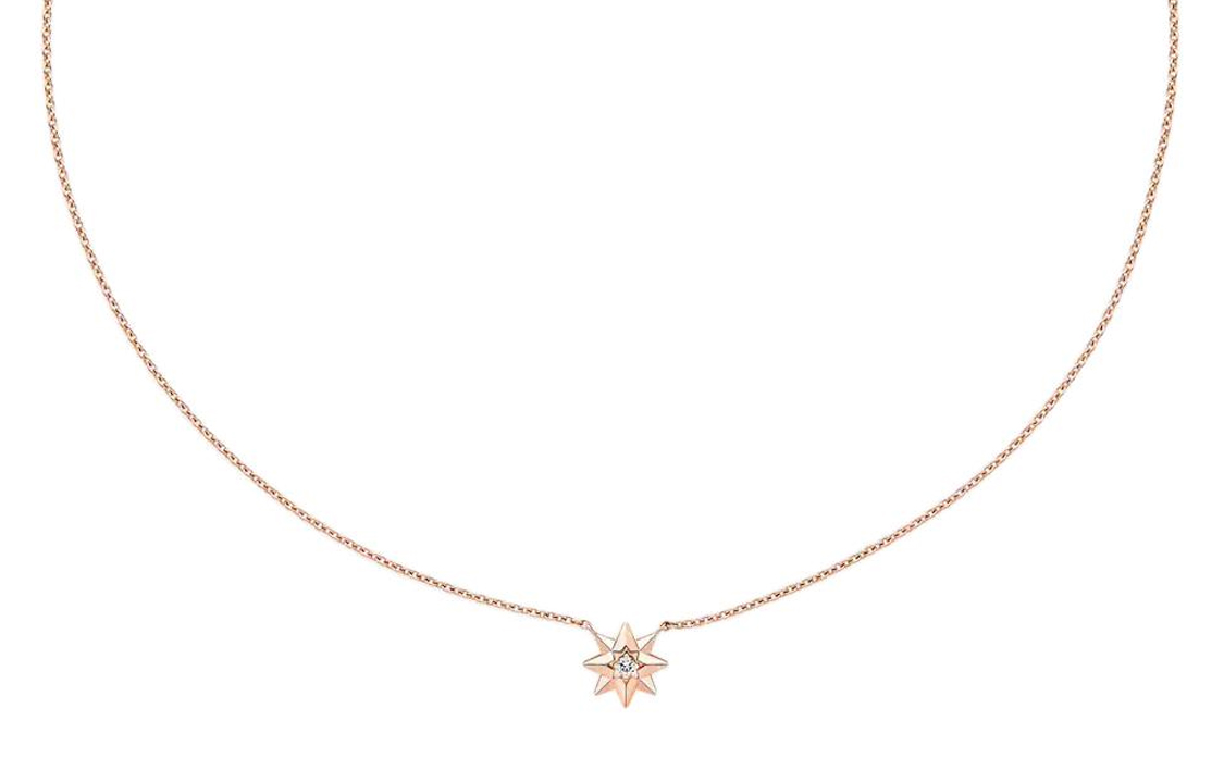 Женская цепочка Dior Star (золотистая)