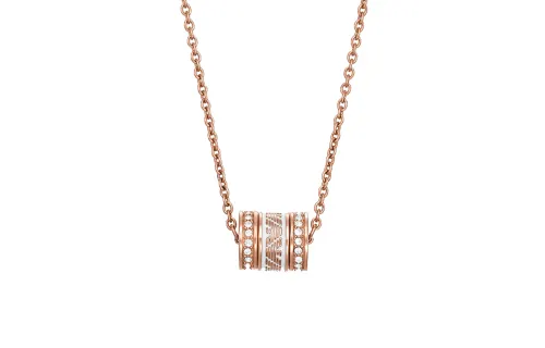 EMPORIO ARMANI Stainless Steel Necklaces Women's Rose Gold