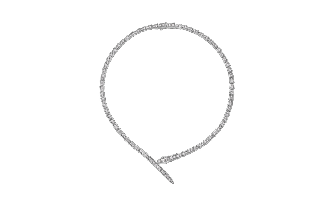 BVLGARI SERPENTI VIPER Necklaces Unisex Silver