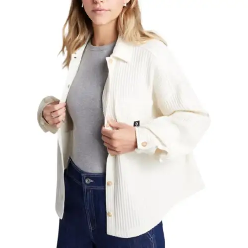 Converse Waffle Knit Button Down Oversized Shirt