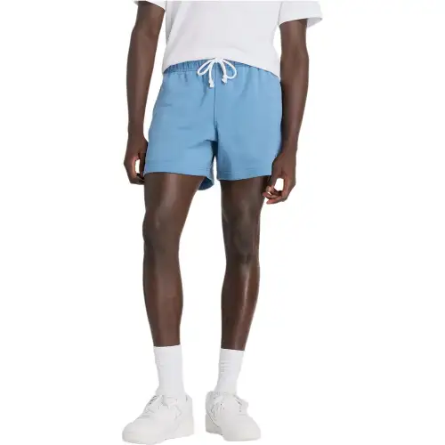 New Balance Athletics French Terry Casual Shorts Men's Pale Egret Blue