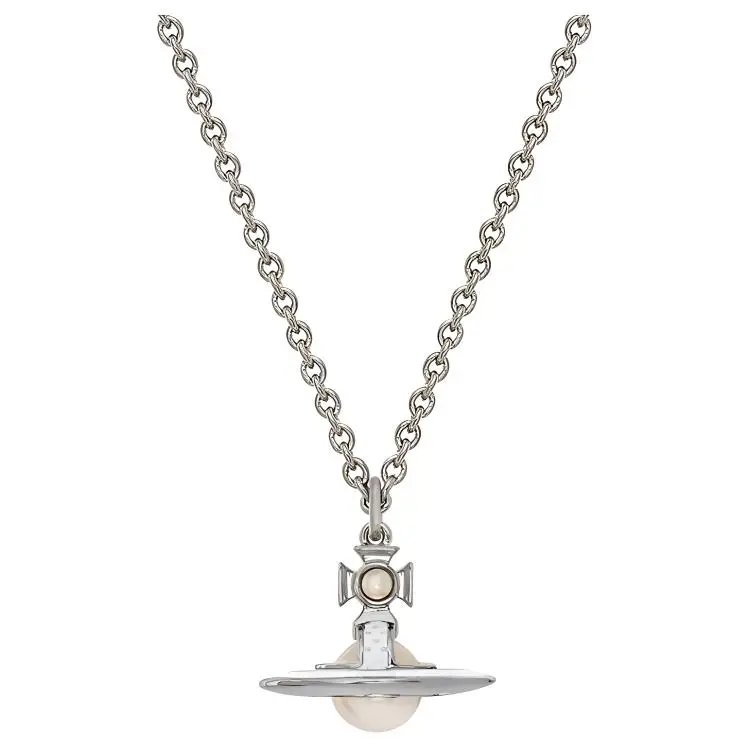 Vivienne Westwood Enamel Brass Pearl Necklaces Women's