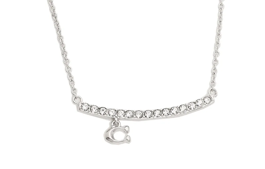 COACH Brass Necklaces Women's Silver