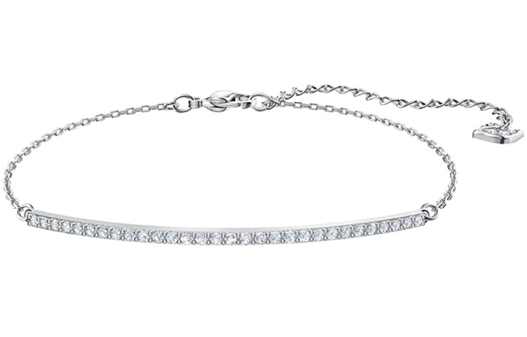 Женская цепочка Swarovski (серебристая)