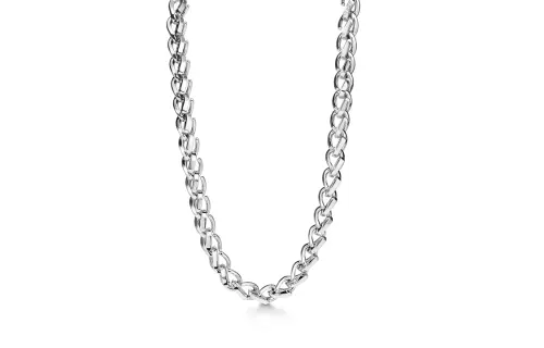 TIFFANY & CO. Sterling Silver Necklaces Unisex Silver